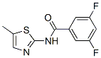 Benzamide, 3,5-difluoro-N-(5-methyl-2-thiazolyl)- (9CI) Struktur