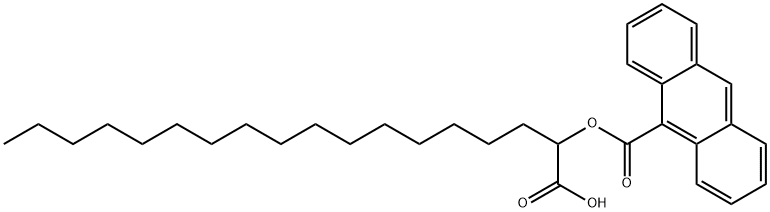 2-(9-Anthroyloxy)stearicacid Struktur