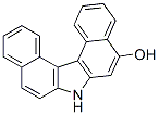 5-Hydroxy-7H-dibenzo(c,g)carbazole Struktur