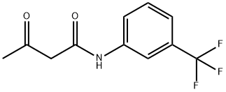 3-OXO-N-(3-(TRIFLUOROMETHYL)PHENYL)BUTANAMIDE Struktur