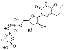 1-beta-arabinofuranosyl-5-butyluracil-5'-triphosphate Struktur