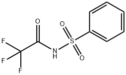 AcetaMide, 2,2,2-trifluoro-N-(phenylsulfonyl)- Struktur