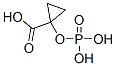 1-hydroxycyclopropanecarboxylic acid phosphate Struktur