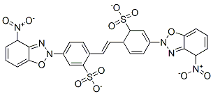 4,4'-bis(4-nitro-1,2,3-benzoxadiazolyl)dihydrostilbene-2,2'-disulfonate Struktur