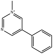 Pyrimidinium, 1-methyl-5-phenyl- (9CI) Struktur