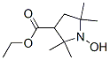 3-Pyrrolidinecarboxylicacid,1-hydroxy-2,2,5,5-tetramethyl-,ethylester(9CI) Struktur