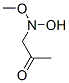 2-Propanone, 1-(hydroxymethoxyamino)- (9CI) Struktur