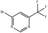 4-BROMO-6-(TRIFLUOROMETHYL)PYRIMIDINE Struktur