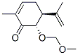 2-Cyclohexen-1-one,6-(methoxymethoxy)-2-methyl-5-(1-methylethenyl)-,(5S,6S)-(9CI) Struktur