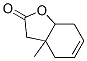 3a,4,7,7a-Tetrahydro-3a-methyl-2(3H)-benzofuranone Struktur