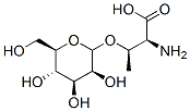 O-mannopyranosylthreonine Struktur