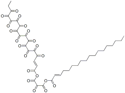 [2-hexadecoxy-3-[(E)-octadec-2-enoyl]oxy-propyl] (E)-octadec-2-enoate Struktur