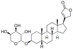 digitoxigenin arabinoside Struktur