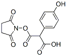 [[(2,5-dioxopyrrolidin-1-yl)oxy]carbonyl](4-hydroxyphenyl)acetic acid Struktur