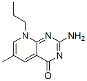 Pyrido[2,3-d]pyrimidin-4(8H)-one, 2-amino-6-methyl-8-propyl- (9CI) Struktur