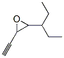 Oxirane,  2-(1-ethylpropyl)-3-ethynyl- Struktur