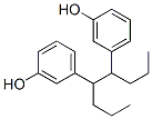 1,2-dipropyl-1,2-bis(3'-hydroxyphenyl)ethane Struktur