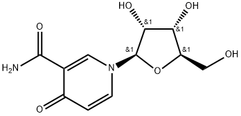 1 beta-D-ribofuranosylpyridin-4-one 3-carboxamide Struktur