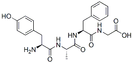 tyrosyl-alanyl-phenylalanyl-glycine Struktur