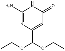 2-AMINO-6-(DIETHOXYMETHYL)-4(1H)-PYRIMIDINONE Struktur