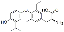 3,5-diethyl-3'-isopropylthyronine Struktur