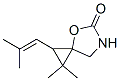 4-Oxa-6-azaspiro[2.4]heptan-5-one,1,1-dimethyl-2-(2-methyl-1-propenyl)- Struktur