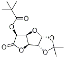 1,2-O-Isopropylidene-α-D-glucofuranosiduronoic Acid 5-o-Pivaloate 6,3-Lactone Struktur