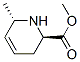 2-Pyridinecarboxylicacid,1,2,3,6-tetrahydro-6-methyl-,methylester,trans- Struktur