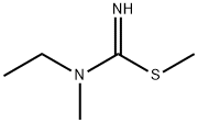 Carbamimidothioic acid, N-ethyl-N-methyl-, methyl ester (9CI) Struktur