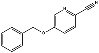 2-PYRIDINECARBONITRILE, 5-(PHENYLMETHOXY)- Struktur