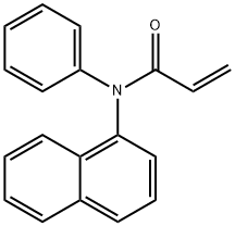 N-(1-NAPHTHYL)-N-PHENYLACRYLAMIDE Struktur