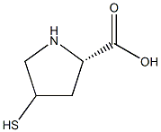 L-Proline,4-mercapto-,hydrochloride(1:1),, 78854-27-0, 結(jié)構(gòu)式