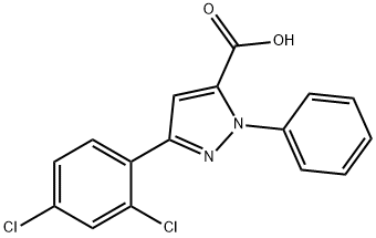 3-(2,4-DICHLOROPHENYL)-1-PHENYL-1H-PYRAZOLE-5-CARBOXYLIC ACID price.