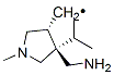 Methyl, [4-(aminomethyl)-1-methyl-4-(1-methylethyl)-3-pyrrolidinyl]-, cis- (9CI) Struktur