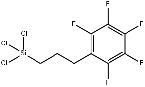 PENTAFLUOROPHENYLPROPYLTRICHLOROSILANE Structure