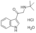 3-(tert-Butylamino)acetylindole hydrochloride hydrate Struktur