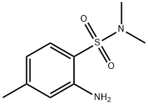 3-amino-N,N-dimethyltoluene-4-sulphonamide  Struktur