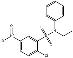 N-Ethyl-2-chloro-5-nitrobenzenesulfoanilide Struktur