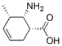 3-Cyclohexene-1-carboxylicacid,6-amino-5-methyl-,[1R-(1alpha,5alpha,6alpha)]-(9CI) Struktur