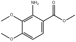 Benzoic acid, 2-aMino-3,4-diMethoxy-, Methyl ester Struktur