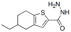 Benzo[b]thiophene-2-carboxylic acid, 5-ethyl-4,5,6,7-tetrahydro-, hydrazide (9CI) Struktur