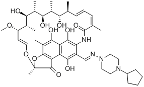 25-DESACETYL RIFAPENTINE Struktur