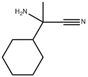 Cyclohexaneacetonitrile, alpha-amino-alpha-methyl- (9CI) Struktur