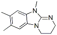 Pyrimido[1,2-a]benzimidazole, 2,3,4,10-tetrahydro-7,8,10-trimethyl- (9CI) Struktur