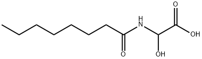 Acetic  acid,  hydroxy[(1-oxooctyl)amino]-  (9CI) Struktur