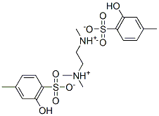 N,N,N',N'-tetramethylethylenediammonium bis(m-cresol-6-sulphonate) Struktur