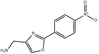 2-(4-NITRO-PHENYL)-OXAZOL-4-YL-METHYLAMINE Struktur