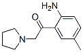 Ethanone, 1-(2-amino-5-methylphenyl)-2-(1-pyrrolidinyl)- (9CI) Struktur