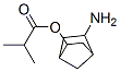 Propanoic acid, 2-methyl-, 5-aminobicyclo[2.2.1]hept-2-yl ester (9CI) Struktur