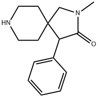 2-METHYL-4-PHENYL-2,8-DIAZASPIRO[4.5]DECAN-3-ONE Struktur